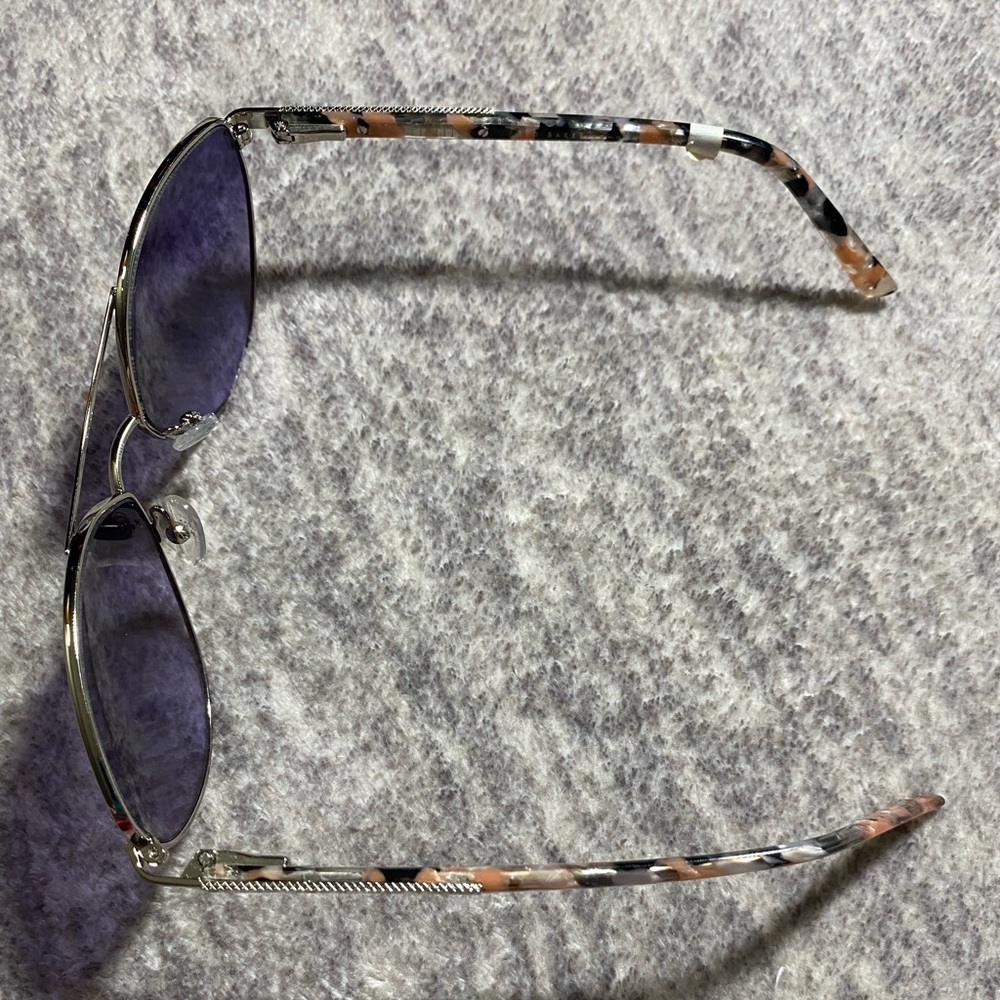 Ted Baker Silver and Lavender Cat Eye Sunglasses - Picture 7 of 11